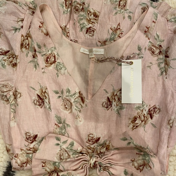 Love Shack Fancy Lena Bow Dress - Picture 6 of 12